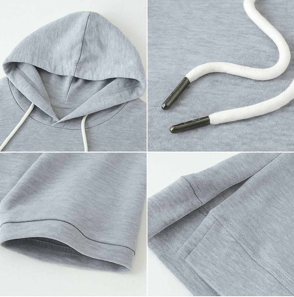 ALISON SHORT SLEEVE HOODIE