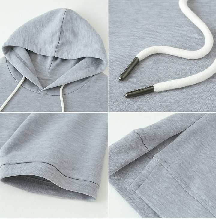 ALISON SHORT SLEEVE HOODIE